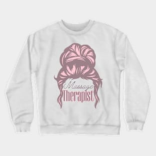 Messy Massage Bun Crewneck Sweatshirt